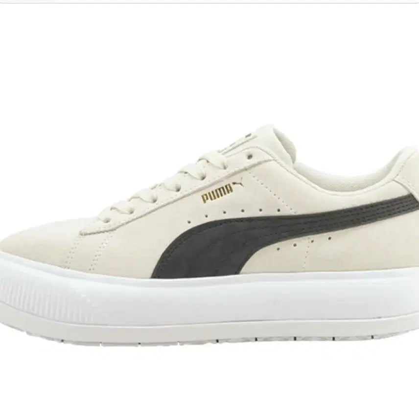 [BUNJANG] Puma Suede Platform Sneakers / 새상품 푸마 스웨이드 키높이 플랫폼 크림색 운동화 225사이즈 230가능