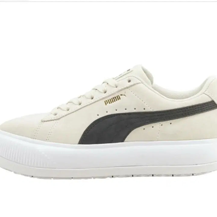 [BUNJANG] Puma Suede Platform Sneakers / 새상품 푸마 스웨이드 키높이 플랫폼 크림색 운동화 225사이즈 230가능