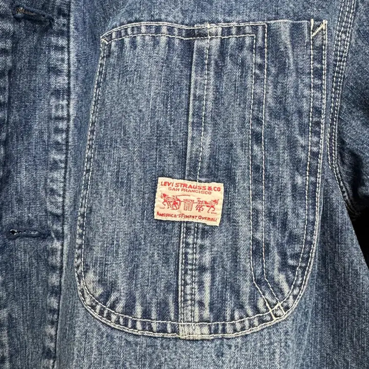 [SOLD OUT] (빈티지) 리바이스 데님 커버올 자켓 일본판