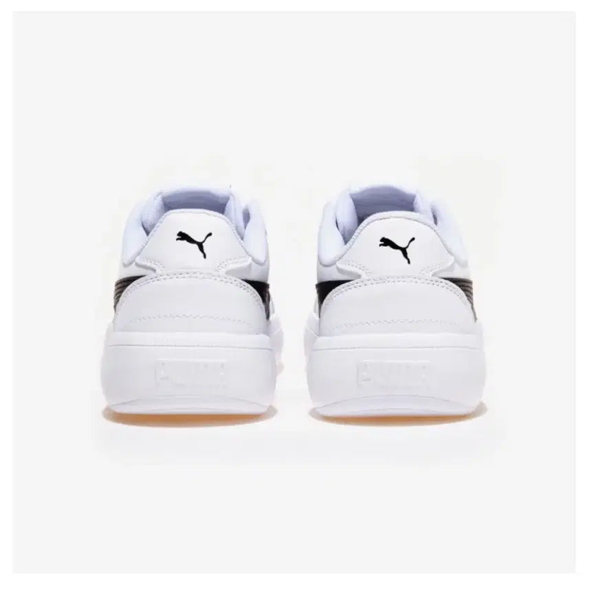 [BUNJANG] Puma Tori Court Leather Sneakers White/Black / 새상품 푸마 토리.코트 레더 스니커즈 화이트/블랙 220사이즈 225가능