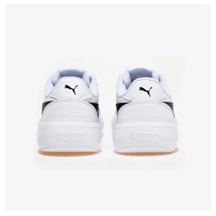 [BUNJANG] Puma Tori Court Leather Sneakers White/Black / 새상품 푸마 토리.코트 레더 스니커즈 화이트/블랙 220사이즈 225가능