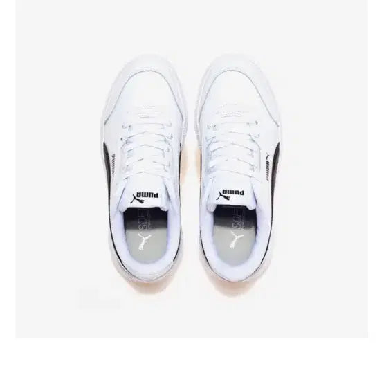 [BUNJANG] Puma Tori Court Leather Sneakers White/Black / 새상품 푸마 토리.코트 레더 스니커즈 화이트/블랙 220사이즈 225가능