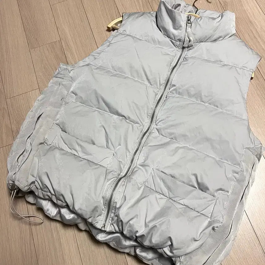 [BUNJANG] JePyeong i-d Goose Down Padded Vest Gray / 제평 아이디 i-d 구스다운 패딩 베스트 조끼 거위털 점퍼 그레이 회색