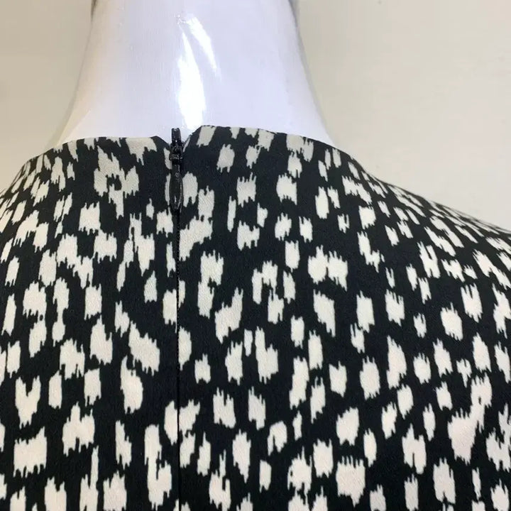 [BUNJANG] Black Polka Dot Frill Dress / 블랙 땡땡이 프릴 원피스