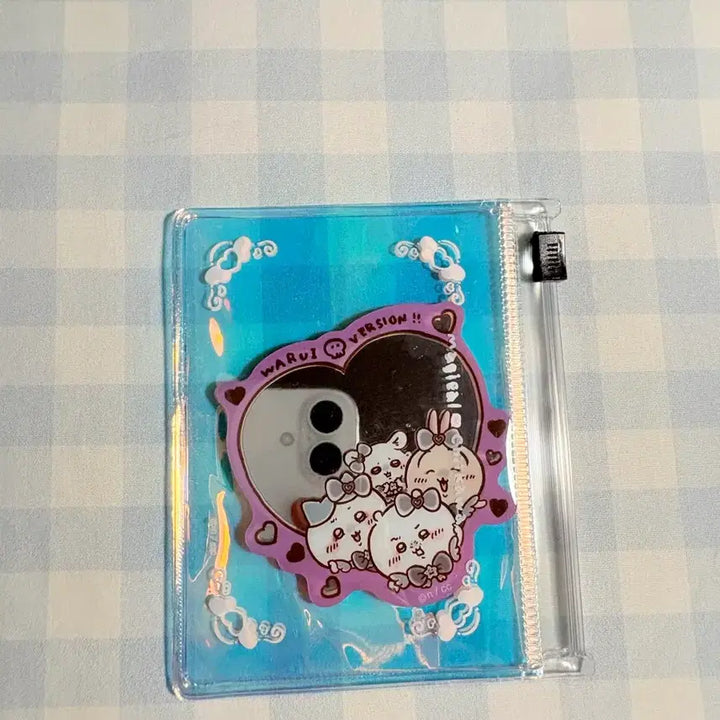 [BUNJANG] Chikawa Magical Blackened Mini Mirror / 치이카와 매지컬 흑화 미니 거울