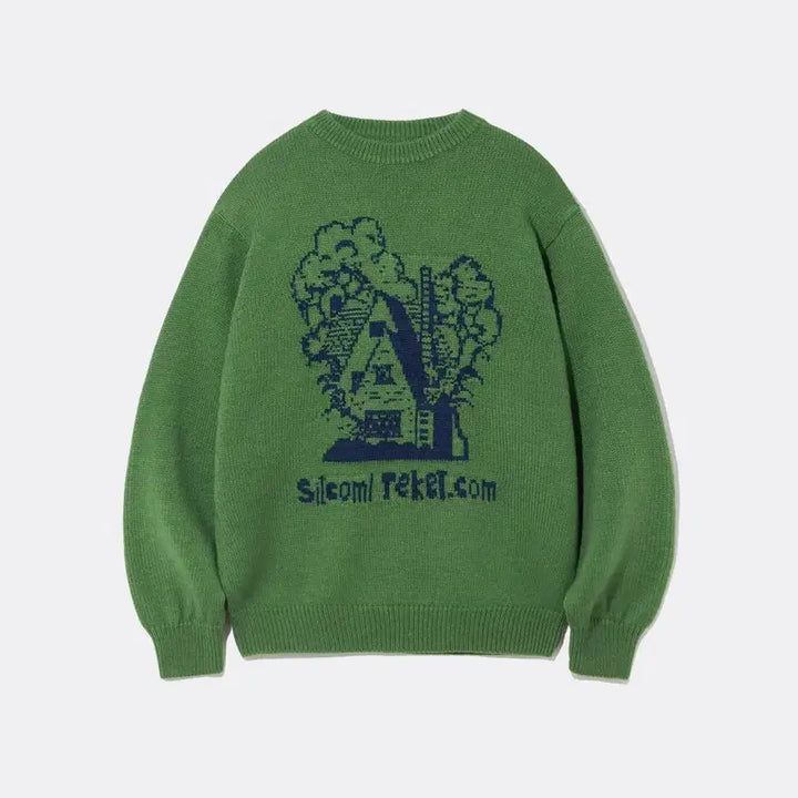 [BUNJANG] TEKET Home Knit - Green M / TEKET 테켓 HOME KNIT - 그린 M