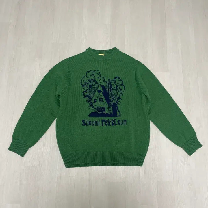 [BUNJANG] TEKET Home Knit - Green M / TEKET 테켓 HOME KNIT - 그린 M