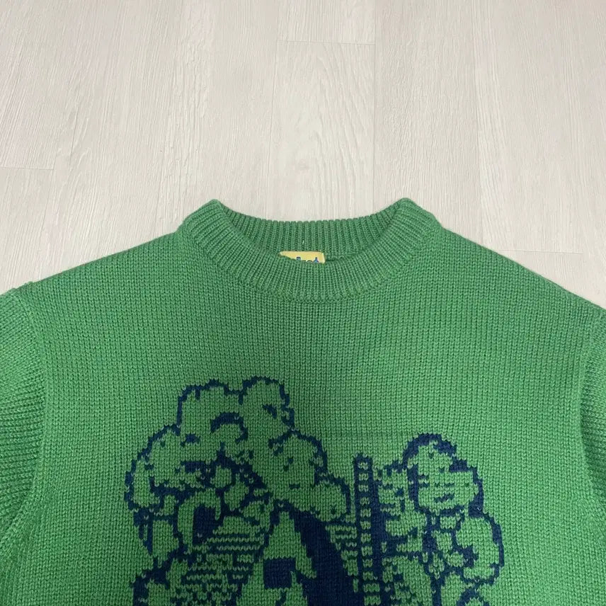 [BUNJANG] TEKET Home Knit - Green M / TEKET 테켓 HOME KNIT - 그린 M