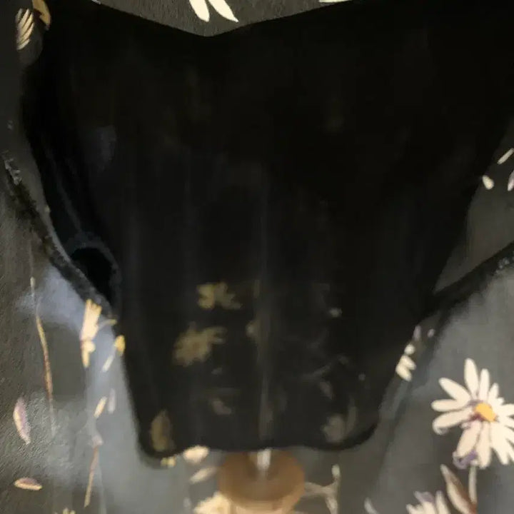 [BUNJANG] Black Floral Long Dress / 블랙 플라워 롱원피스