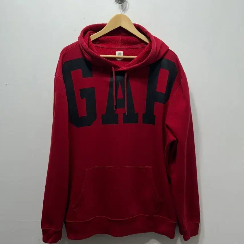 [BUNJANG] GAP Red Hoodie XL / 갭 GAP 레드 후드티 XL