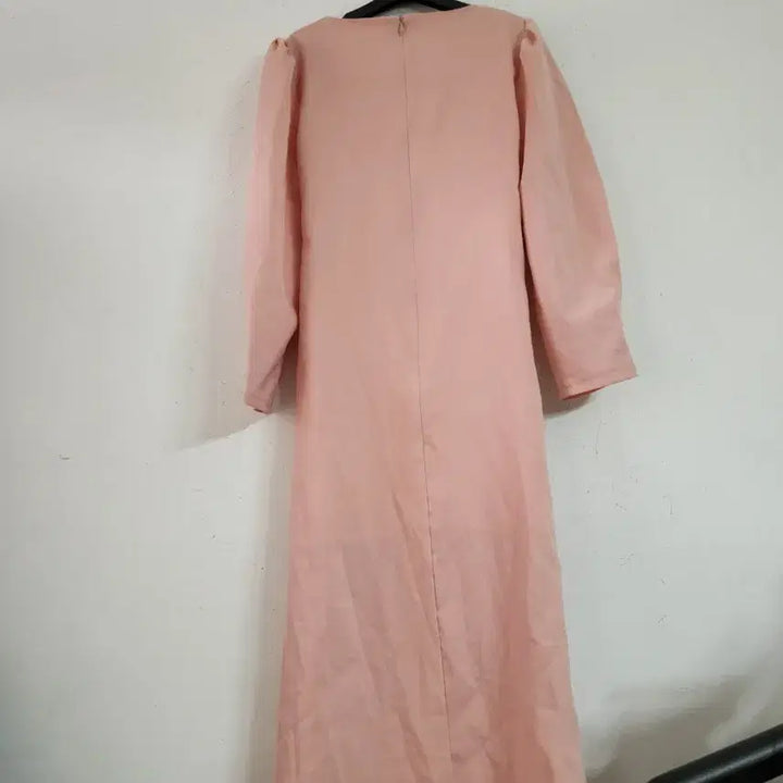 [SOLD OUT] 핑크 롱 원피스 벨트 세트
