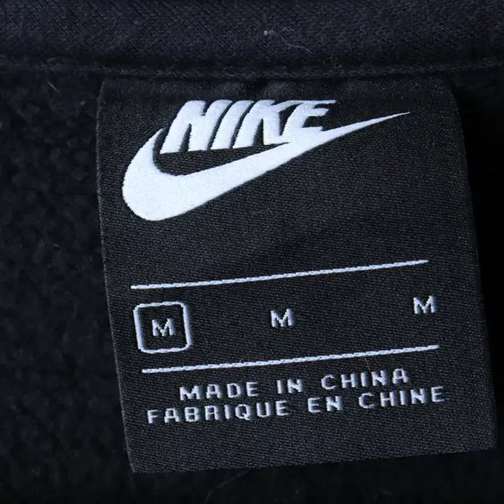[BUNJANG] Nike Crew Neck Sweatshirt Black Old School / (M-L) 나이키 맨투맨 티셔츠 크루넥 블랙 기모 올드스쿨-17888