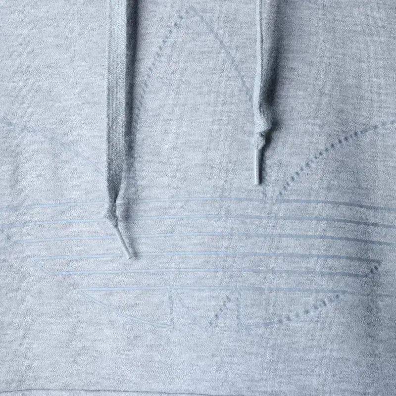 [BUNJANG] Adidas Originals Gray Hooded Sweatshirt / W(XL) 아디다스 후드티셔츠 오리지널 그레이 올드스쿨-17890