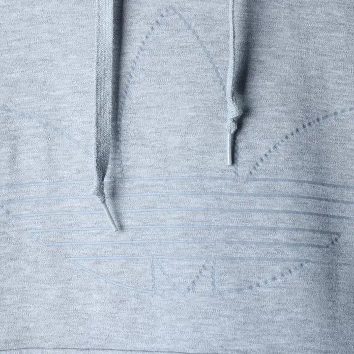 [BUNJANG] Adidas Originals Gray Hooded Sweatshirt / W(XL) 아디다스 후드티셔츠 오리지널 그레이 올드스쿨-17890