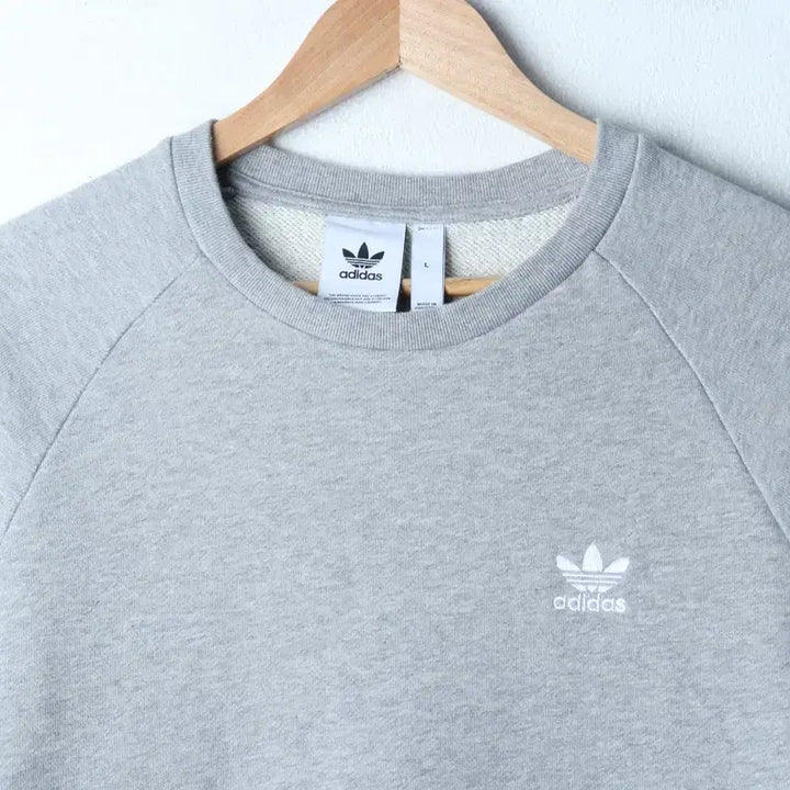 [BUNJANG] Adidas Raglan Sweatshirt Gray / (L-XL) 아디다스 맨투맨 티셔츠 나그랑 오리지널 그레이-17897