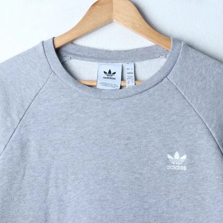 [BUNJANG] Adidas Crewneck T-Shirt Gray / (3XL) 아디다스 맨투맨 티셔츠 빅사이즈 오리지널 그레이-17899