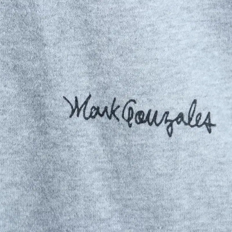 [BUNJANG] Mark Gonzales Small Logo Gray Sweatshirt / (M-XL) 마크곤잘레스 맨투맨 티셔츠 스몰로고 그레이 기모-1789B