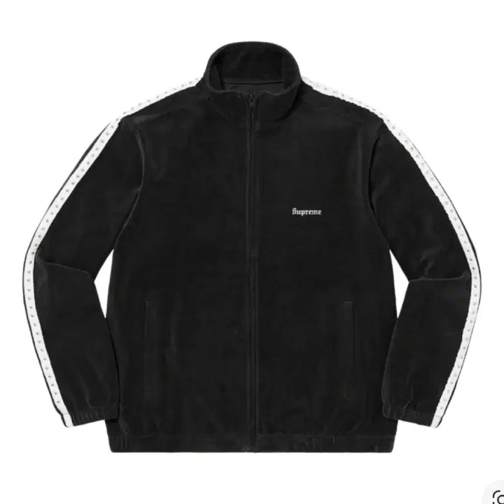 [BUNJANG] Supreme 22FW Velour Track Jacket Black / M) 슈프림 22fw 벨루어 트랙 자켓 블랙