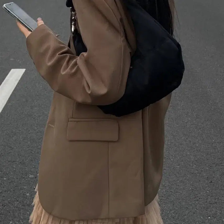 [BUNJANG] Nylon Hobo Bag / 반달 나일론 호보백(무료배송)