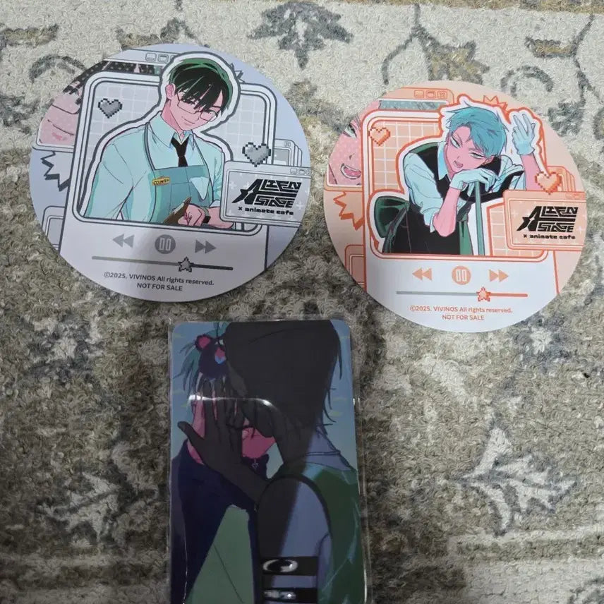 [SOLD OUT] 에일리언스테이지 에이스테 이반틸 애니메이트카페 코스터+틸 시크릿 포토카드