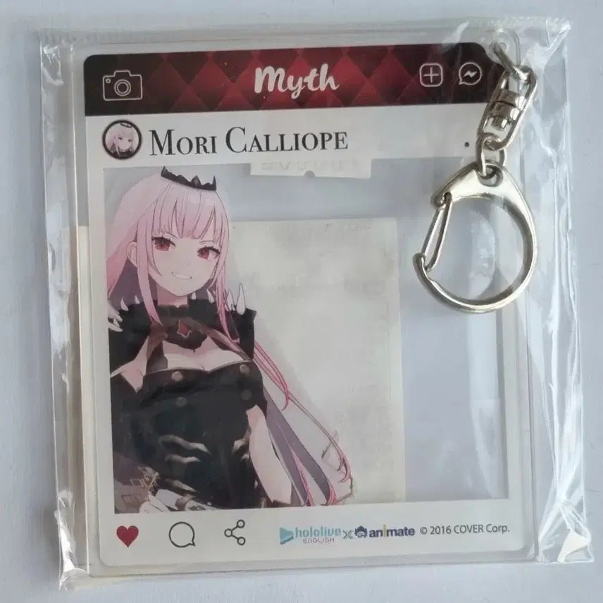 [BUNJANG] Mori Calliope Acrylic Keyring / 모리 칼리오페 아크릴 키링