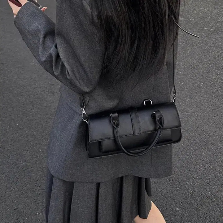 [BUNJANG] Black Mini Shoulder/Tote Bag / 블랙 미니 숄더백 / 토트백(무료배송)
