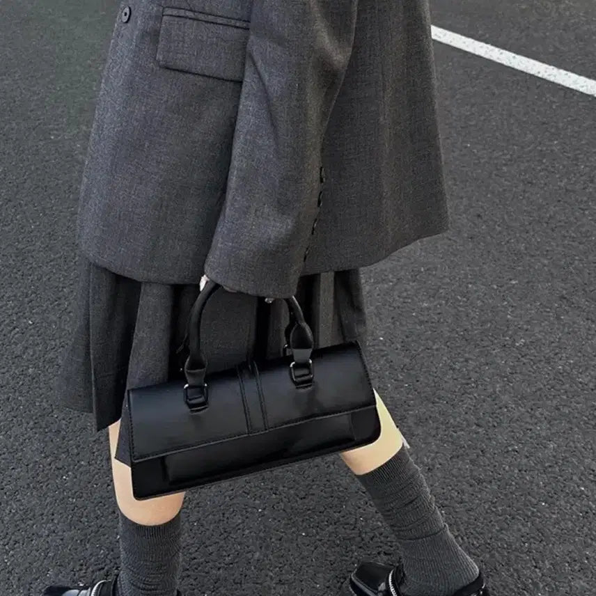 [BUNJANG] Black Mini Shoulder/Tote Bag / 블랙 미니 숄더백 / 토트백(무료배송)