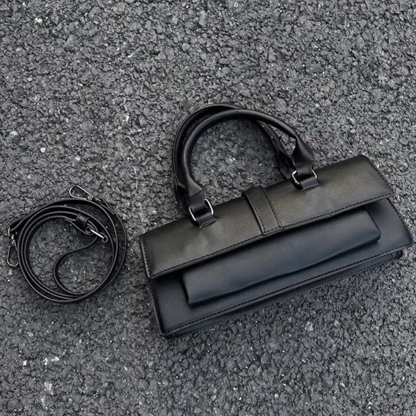 [BUNJANG] Black Mini Shoulder/Tote Bag / 블랙 미니 숄더백 / 토트백(무료배송)