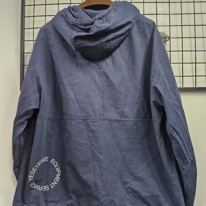 [BUNJANG] YesEyeSee Hooded Smock Shirt Navy / 95-100L 예스아이씨 후드 스모크 셔츠 네이비