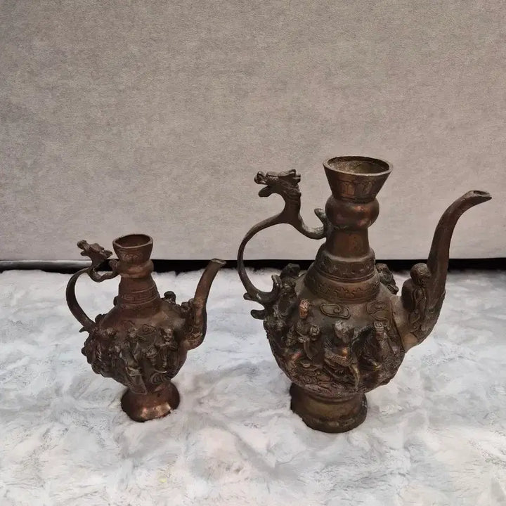[BUNJANG] Copper Engraved Teapot / 동 조각 주전자
