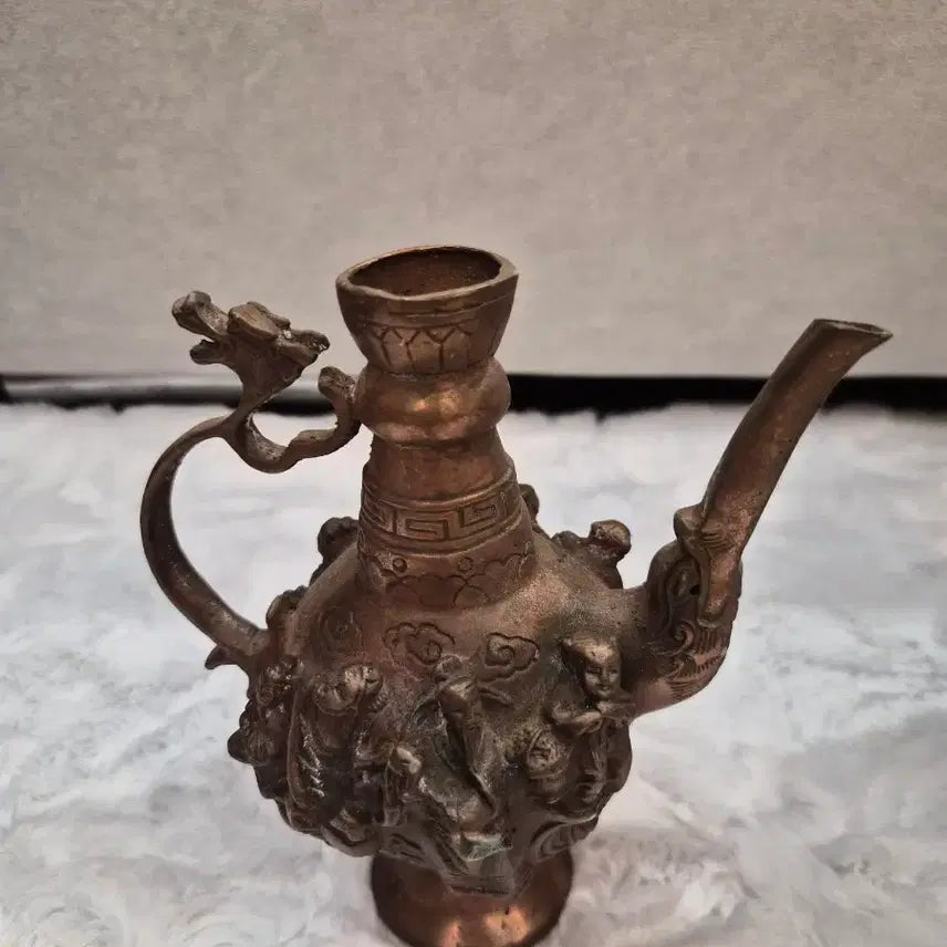 [BUNJANG] Copper Engraved Teapot / 동 조각 주전자