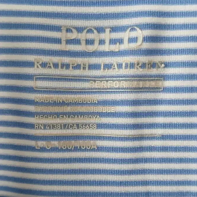 [BUNJANG] Polo Ralph Lauren Striped Short Sleeve T-shirt / 폴로 랄프로렌 스트라이프 반팔 티셔츠 180-100A 실측105-110