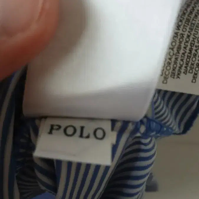 [BUNJANG] Polo Ralph Lauren Striped Short Sleeve T-shirt / 폴로 랄프로렌 스트라이프 반팔 티셔츠 180-100A 실측105-110