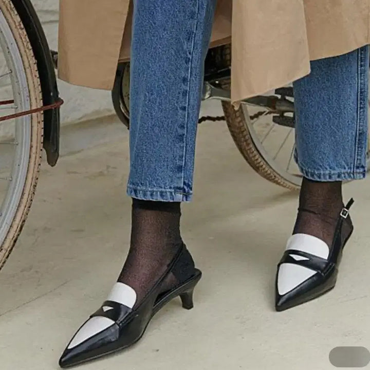 [BUNJANG] Nuus Slingback Heel 235 / (배포 새상품) Nuus 데칸 슬링백 힐 235