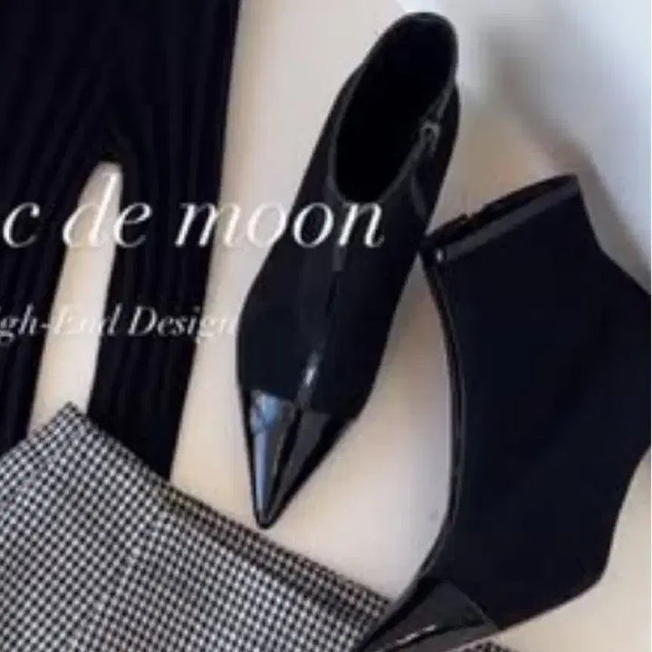 [BUNJANG] Blanc de Moon Ankle Boots 235 7cm / (배포 새상품)블랑드문 앵클부츠 수제화 235 7cm