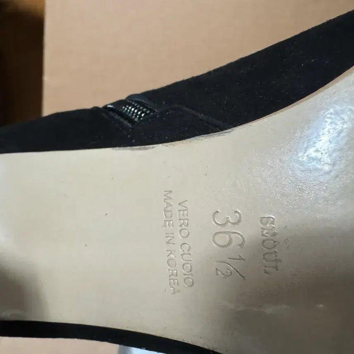 [BUNJANG] Blanc de Moon Ankle Boots 235 7cm / (배포 새상품)블랑드문 앵클부츠 수제화 235 7cm