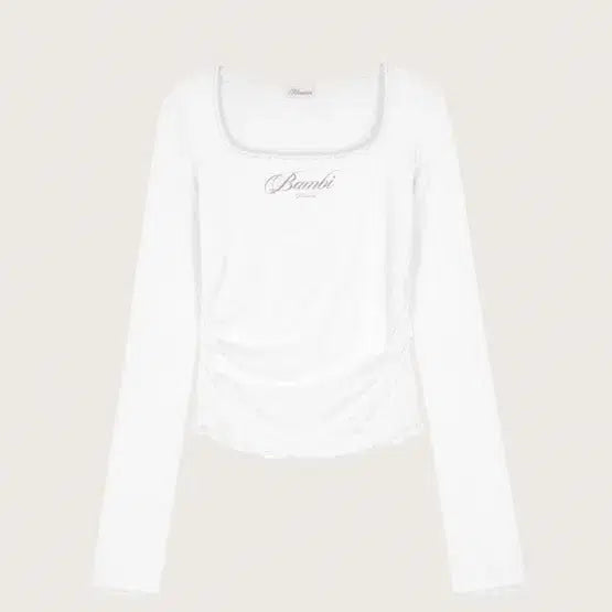 [BUNJANG] 클리시어 Pure Bambi Lace Top, White / 클리시어 Pure Bambi Lace Top, White