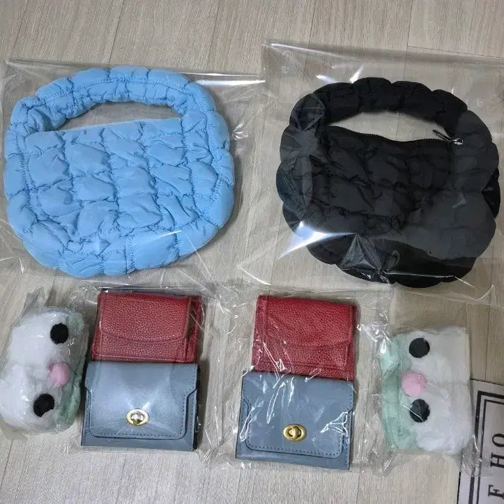 [BUNJANG] Cloud Bag 4-Piece Set / 새상품)구름가방4종세트(하늘세트/검정세트)