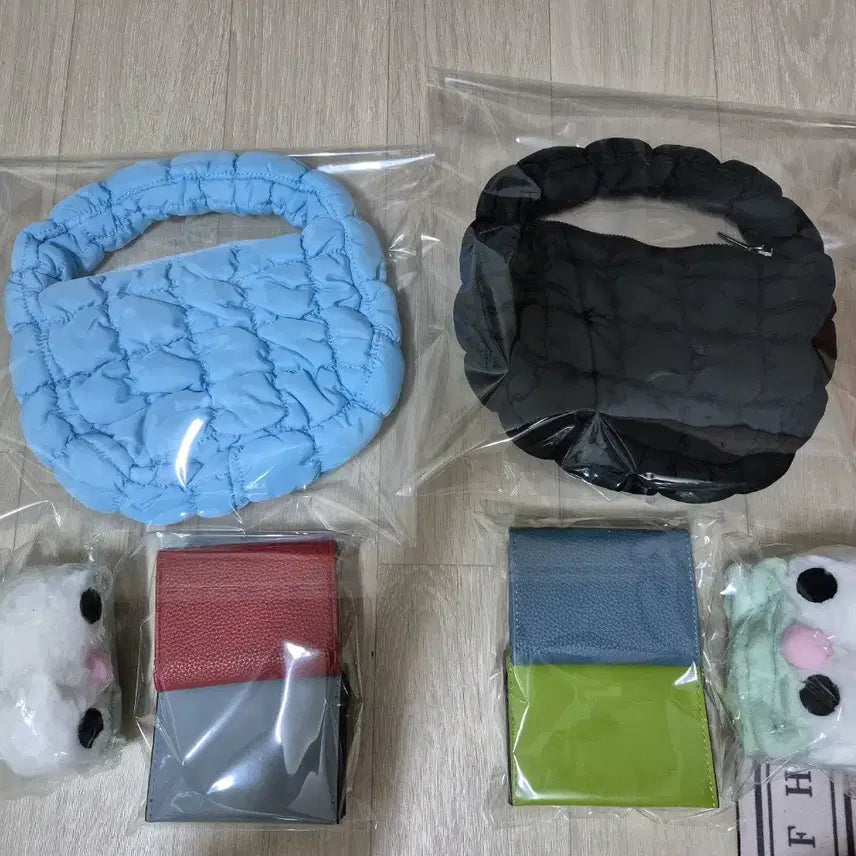 [BUNJANG] Cloud Bag 4-Piece Set / 새상품)구름가방4종세트(하늘세트/검정세트)
