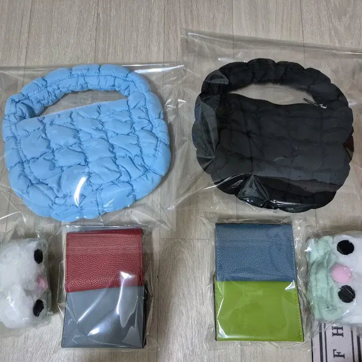 [BUNJANG] Cloud Bag 4-Piece Set / 새상품)구름가방4종세트(하늘세트/검정세트)