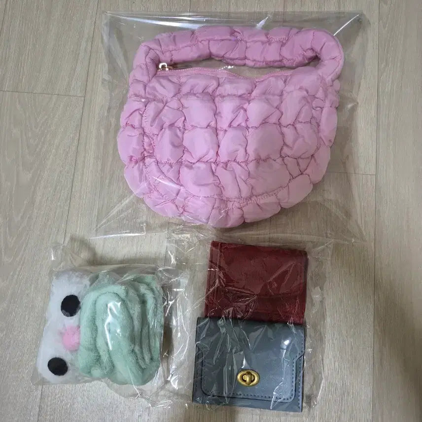 [BUNJANG] Cloud Bag 4-Piece Set / 새상품)구름가방4종세트(하늘세트/검정세트)