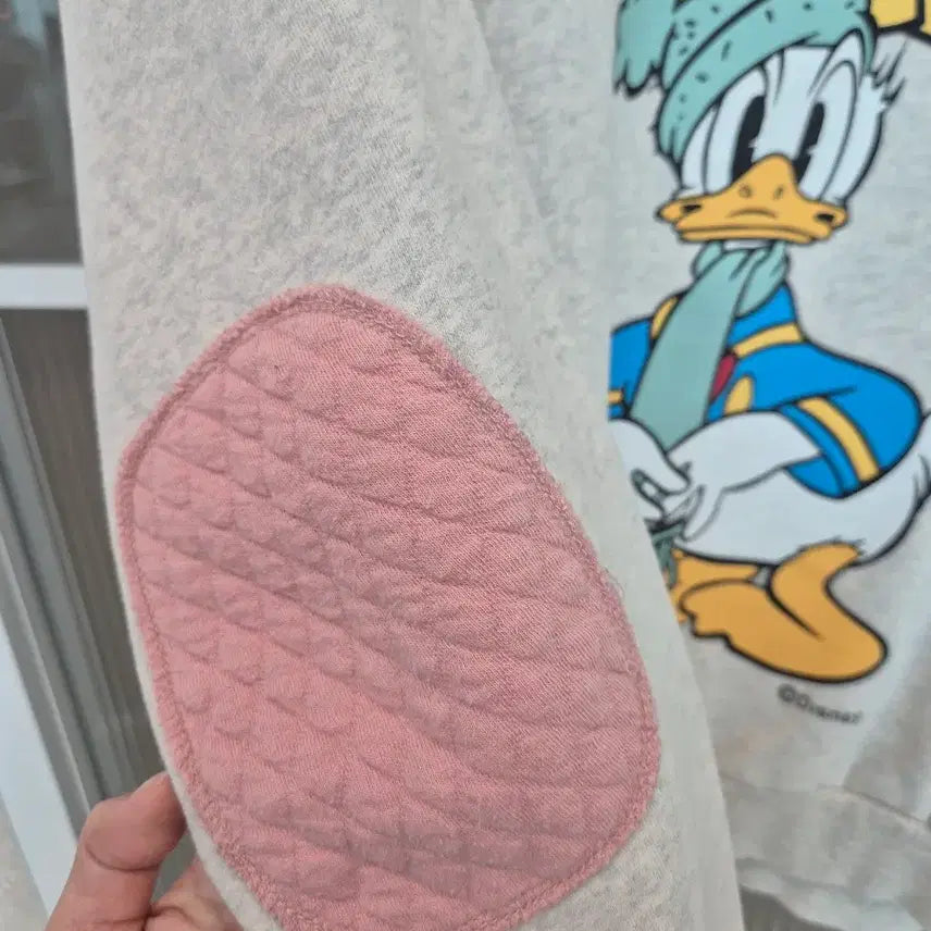 [BUNJANG] Disney Donald Duck Gray Sweatshirt / 디즈니 정품 도날드덕 캐릭터 맨투맨 티셔츠싸이즈 여유핏약기모