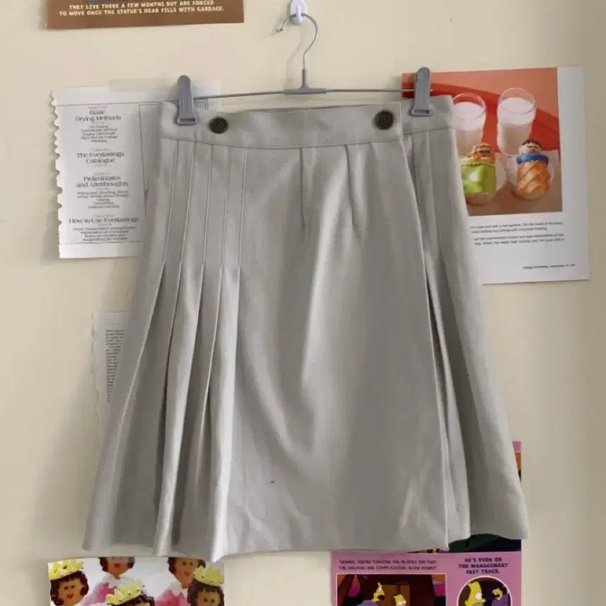 [BUNJANG] Bow Archive Soft Pleated Wrap Skirt / (새상품) 보우아카이브 soft pleated wrap skirt 랩스커