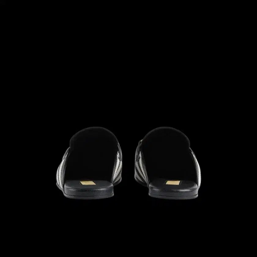 [BUNJANG] Gucci Adidas Horsebit Black Slippers / 구찌 x 아디다스 슬리퍼 홀스빗 블랙