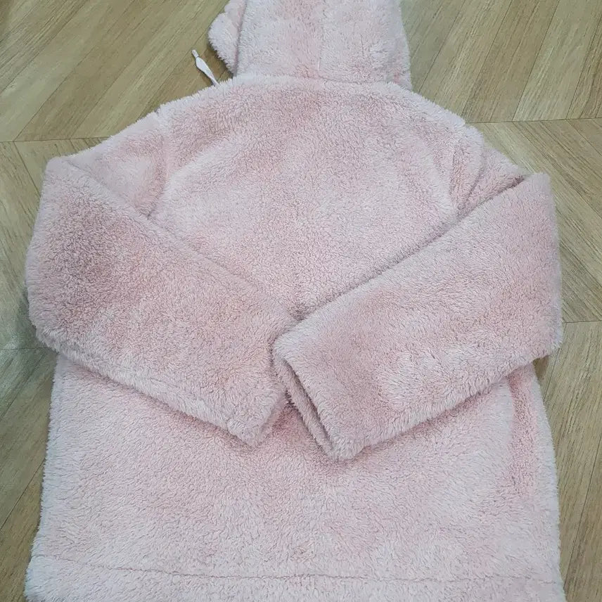 [SOLD OUT] 게스 핑크 뽀글이 후드집업