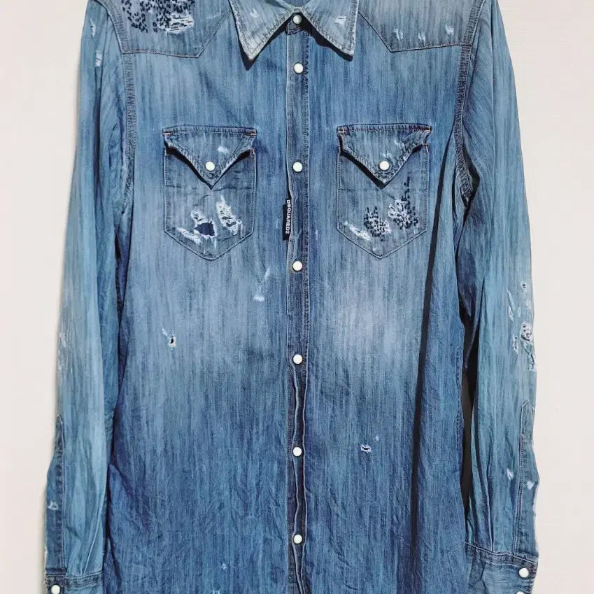 [BUNJANG] DSQUARED2 Denim Shirt / DSQUARED2 데님 셔츠 48