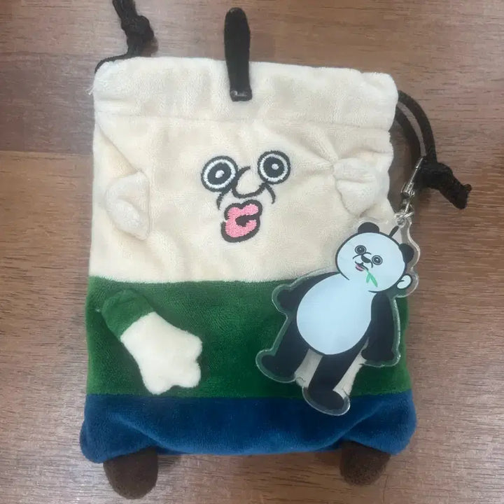[BUNJANG] BBANGPPAANG Face Pouch with Keyring / 빵빵이 다용도 파우치+키링 팝니다