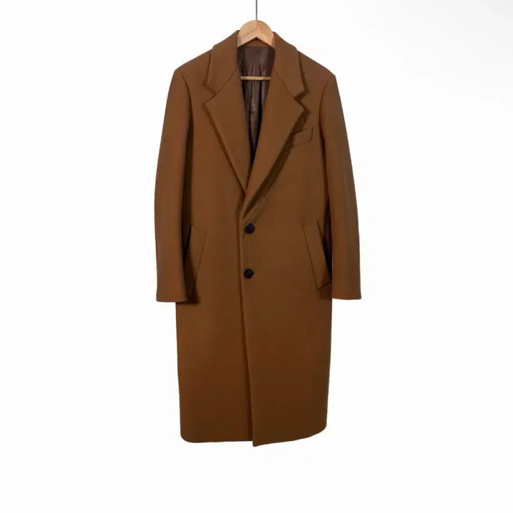 [BUNJANG] Wooyoungmi Long Wool Cashmere Coat - Camel / [46] 우영미 남성 싱글 울 캐시미어 롱 코트 카멜