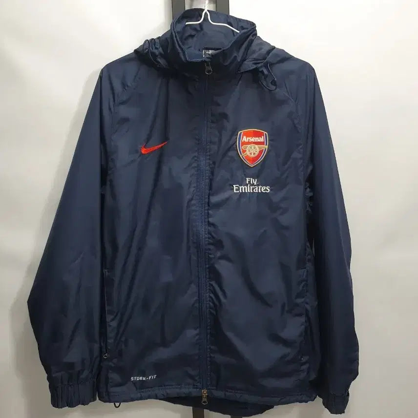 [BUNJANG] Nike Arsenal Storm-FIT Windbreaker Jacket (Navy, S) / 나이키 아스날 바람막이 스톰핏 자켓 네이비 s