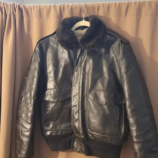 [BUNJANG] Schott NYC Leather Jacket with Fur Trim / Schott NYC Steerhide 가죽자켓